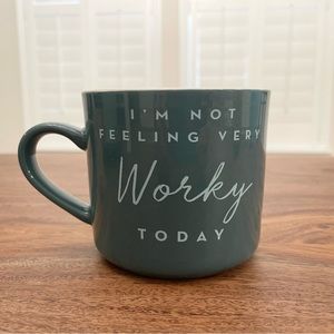Opalhouse Stoneware "Not Feeling Very Worky" Mug
